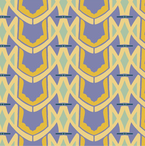 art deco deck chairs